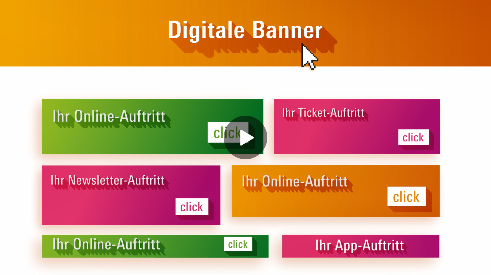 Digital Banner at Messe Frankfurt websites and apps