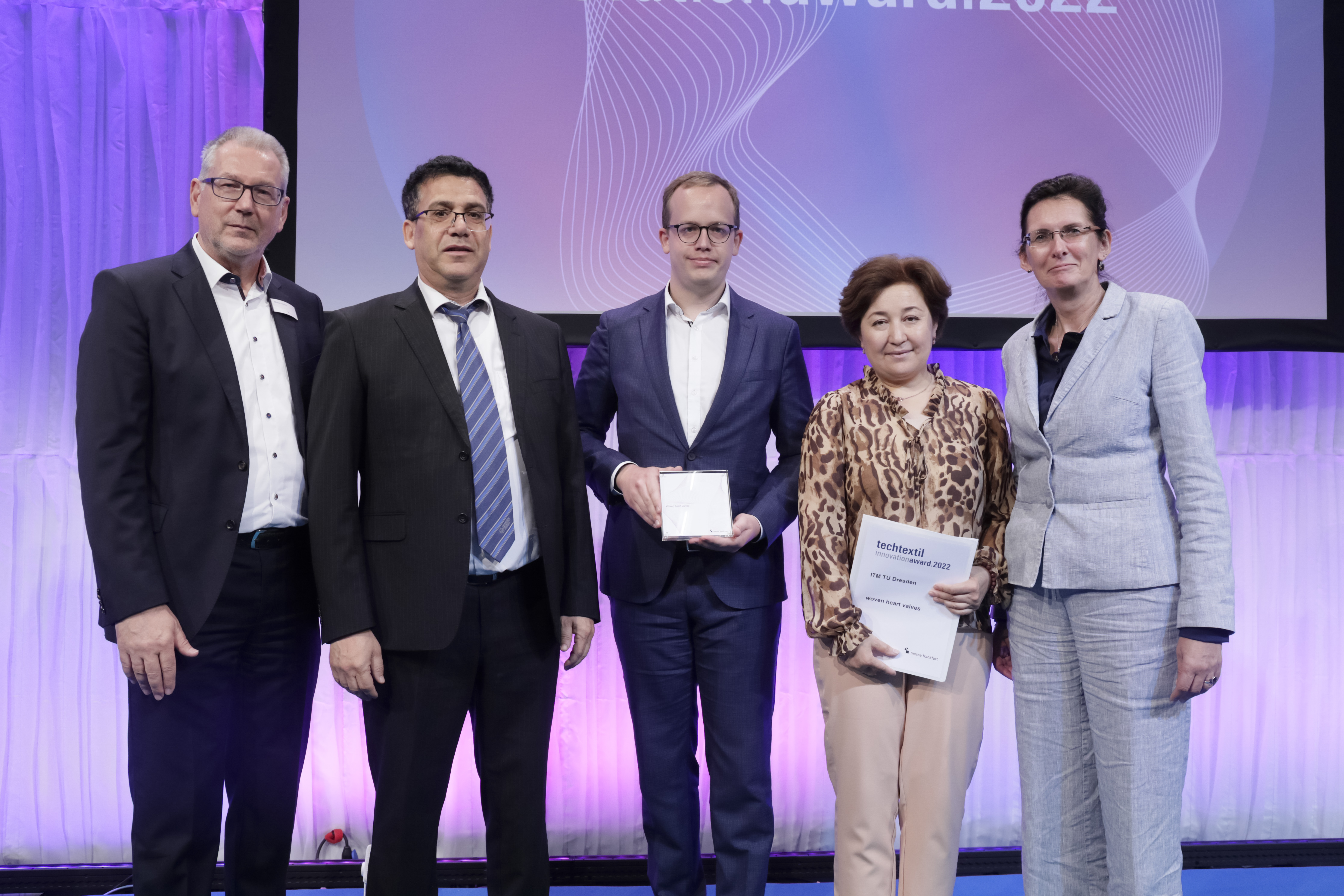 Techtextil + Texprocess Innovation Award 2022 / ITM TU Dresden