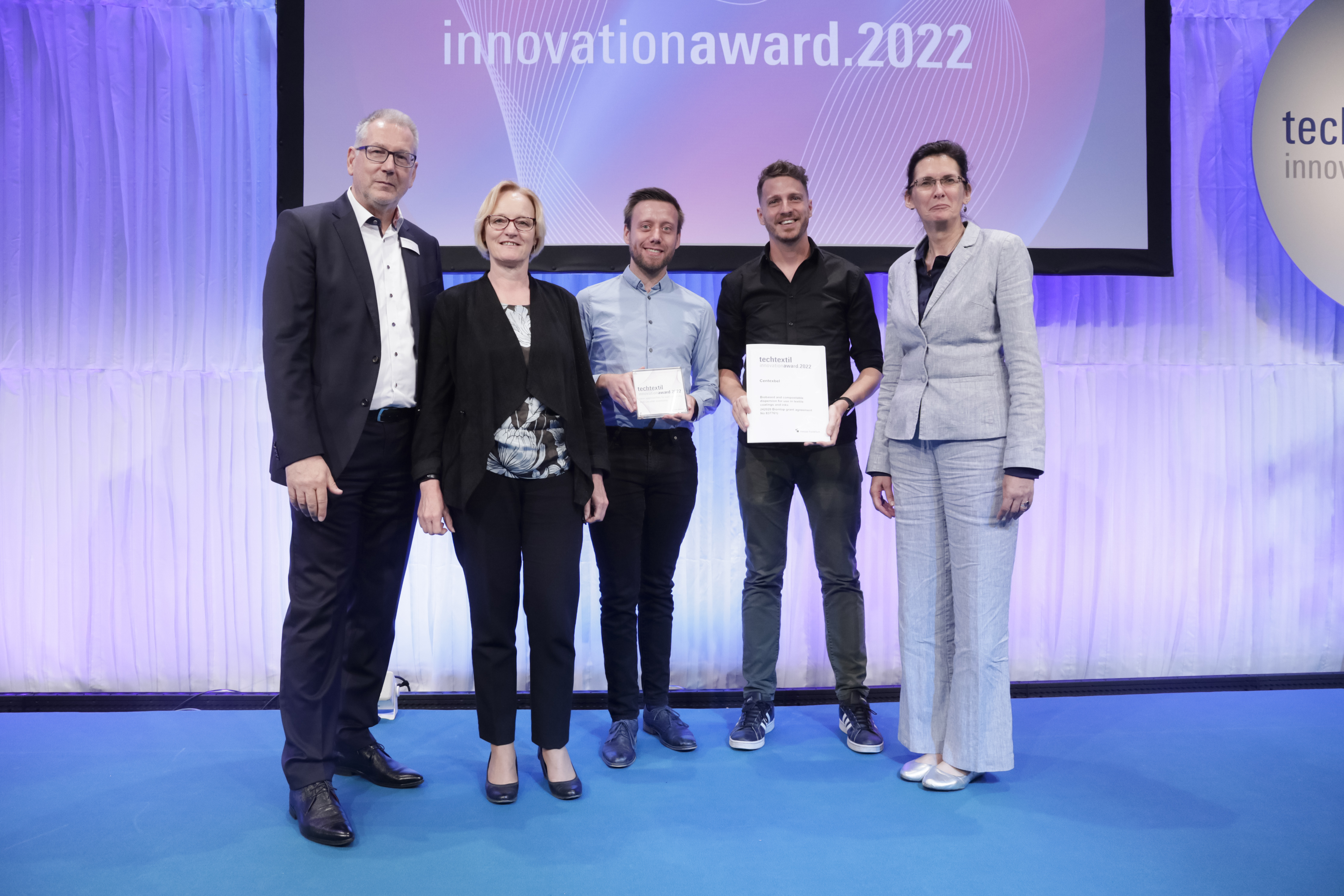 Techtextil + Texprocess Innovation Award 2022 / Centexbel