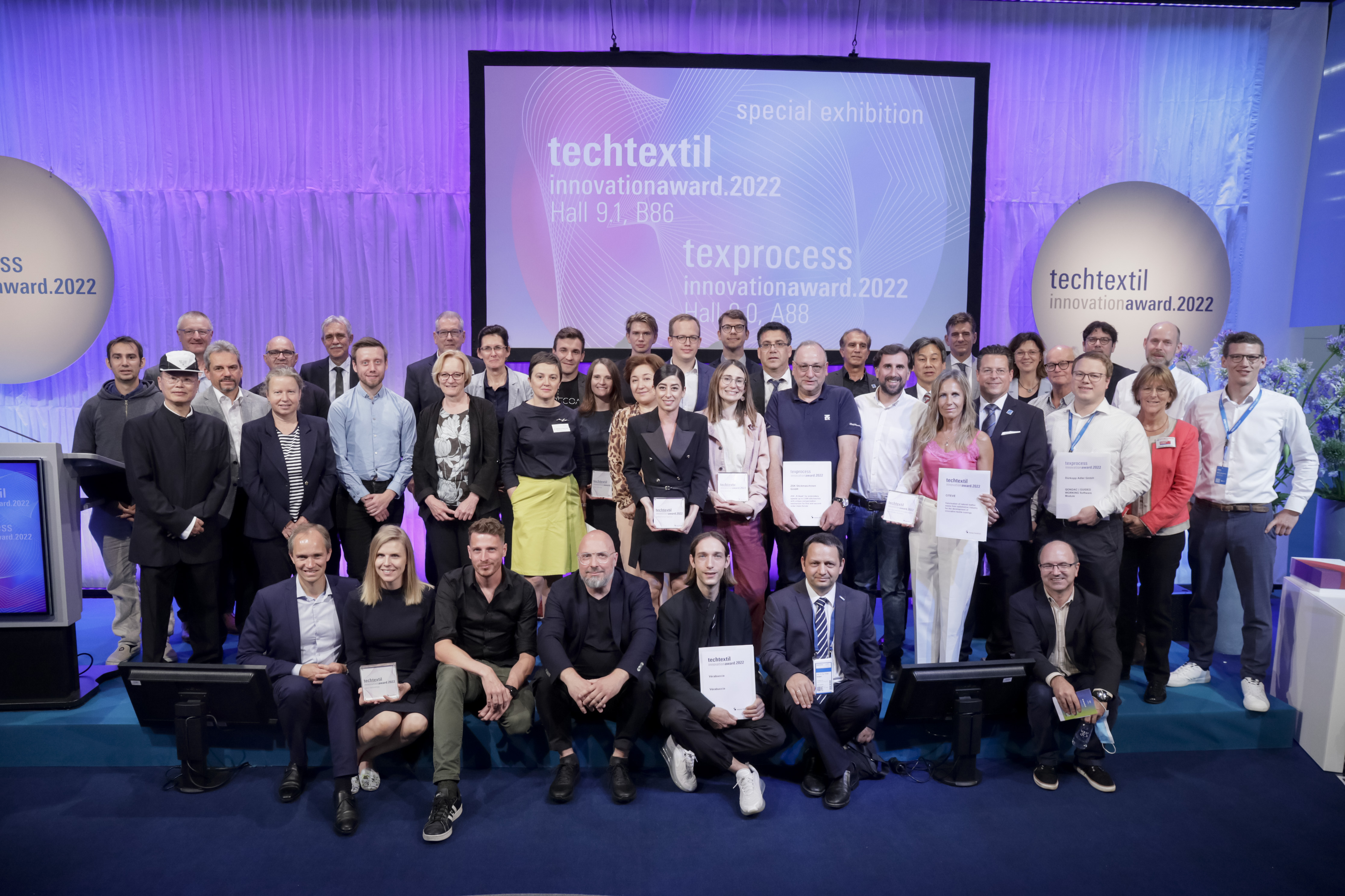 Techtextil + Texprocess Innovation Award 2022 / Award winners
