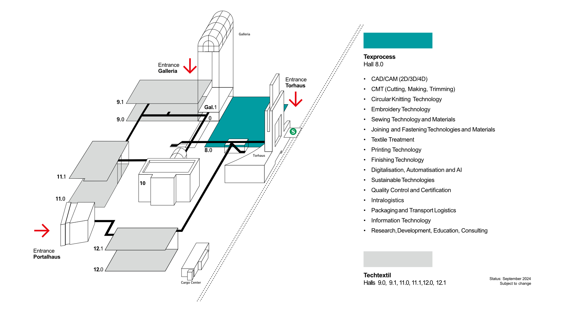 Ground plan Texprocess 2026